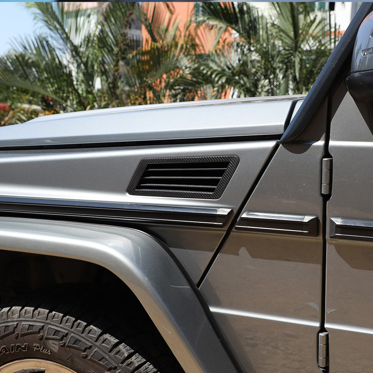 Real Carbon Fiber Side Fender Vent Frame For Mercedes-Benz G-Class 2012-18 7