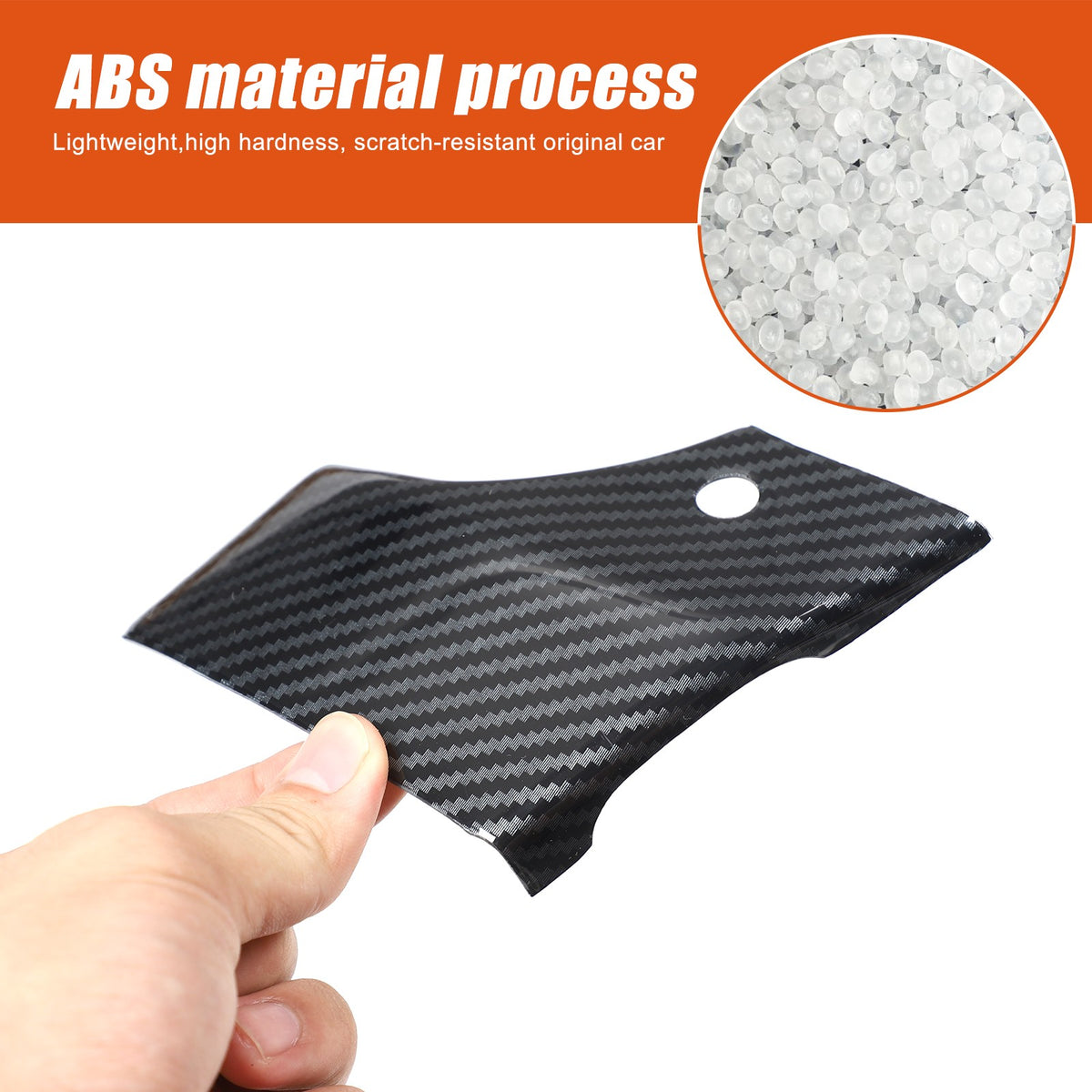 Carbon Fiber ABS Center Console Panel Trim For Benz ML W166/GL X166 2013‑2015 5