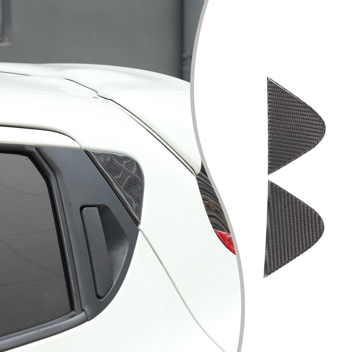 Soft Carbon Fiber Interior Center Console trim Sticker For Nissan Juke 2011-2019 205