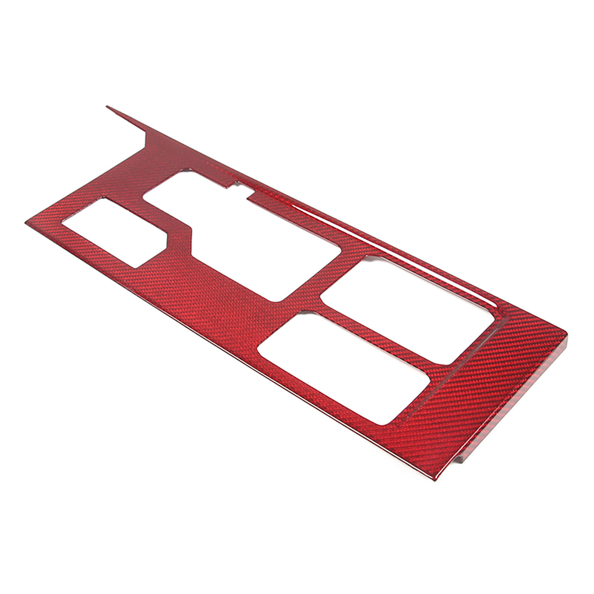 Red Real Carbon Fiber Console Gear Shift Box Panel Trim For Toyota Tundra 22-26 13