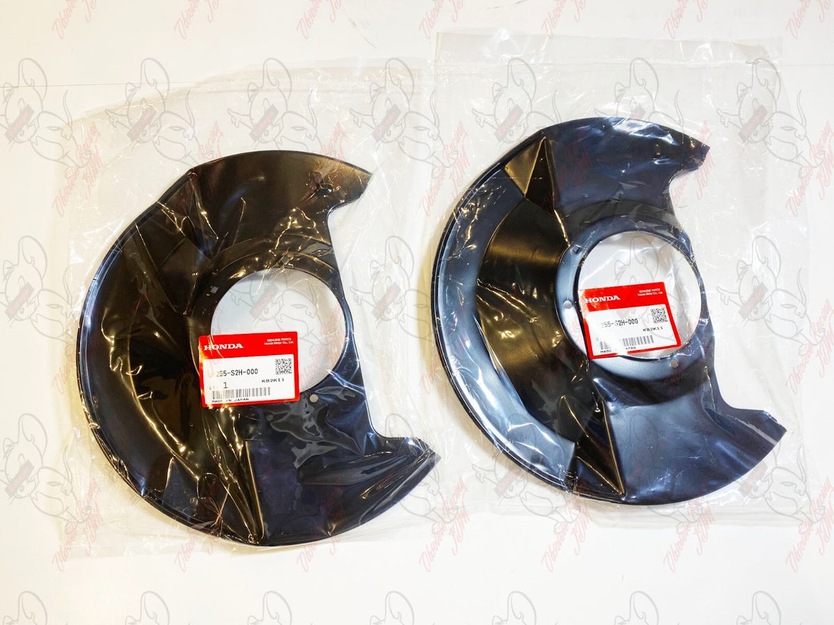 HONDA INTEGRA Spec DC2 Type-R 98-01 GENUINE Front Brake Splash Guard Set OEM 4