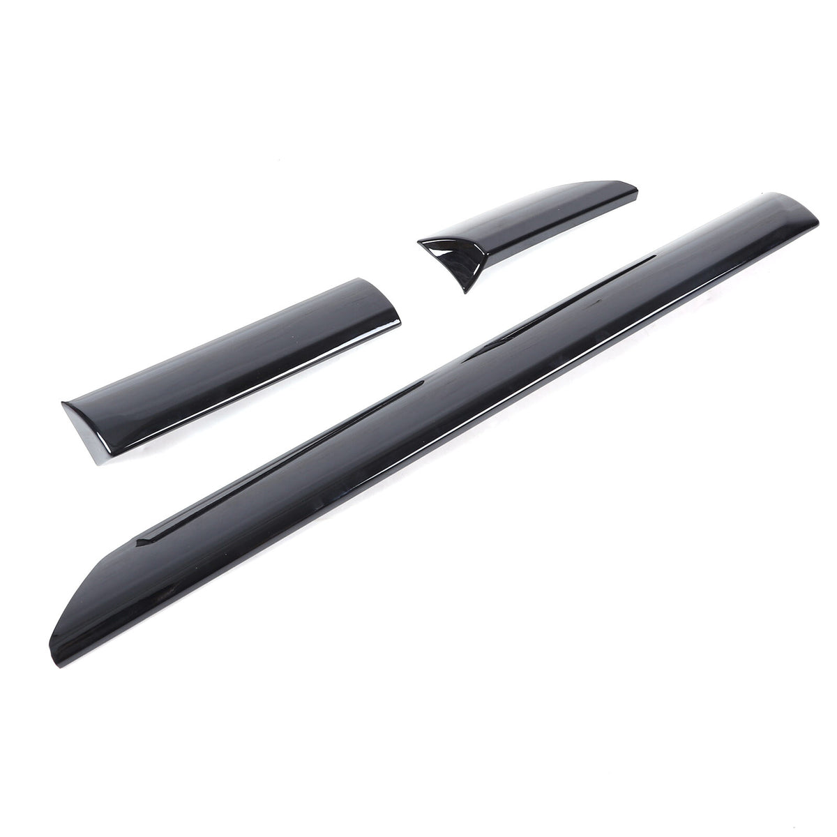 Glossy Black ABS Dashboard Cover Strip Trim For Toyota Tundra 2014-2021 4