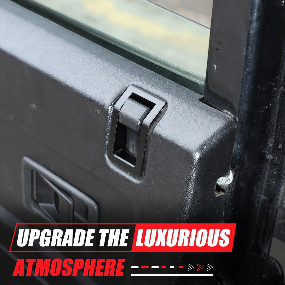 Aluminum Door Latch Outer Trim Cover For Land Rover Defender 90 L316 2004-2018 19