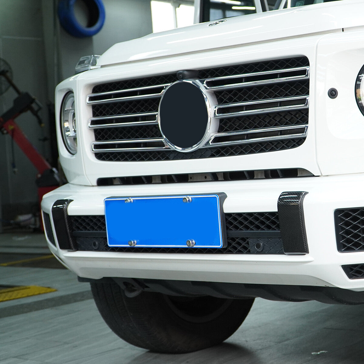 Carbon fiber Front Bumper Trim Kit For Benz G Class W463 G500 G55 G63 2019-21 10