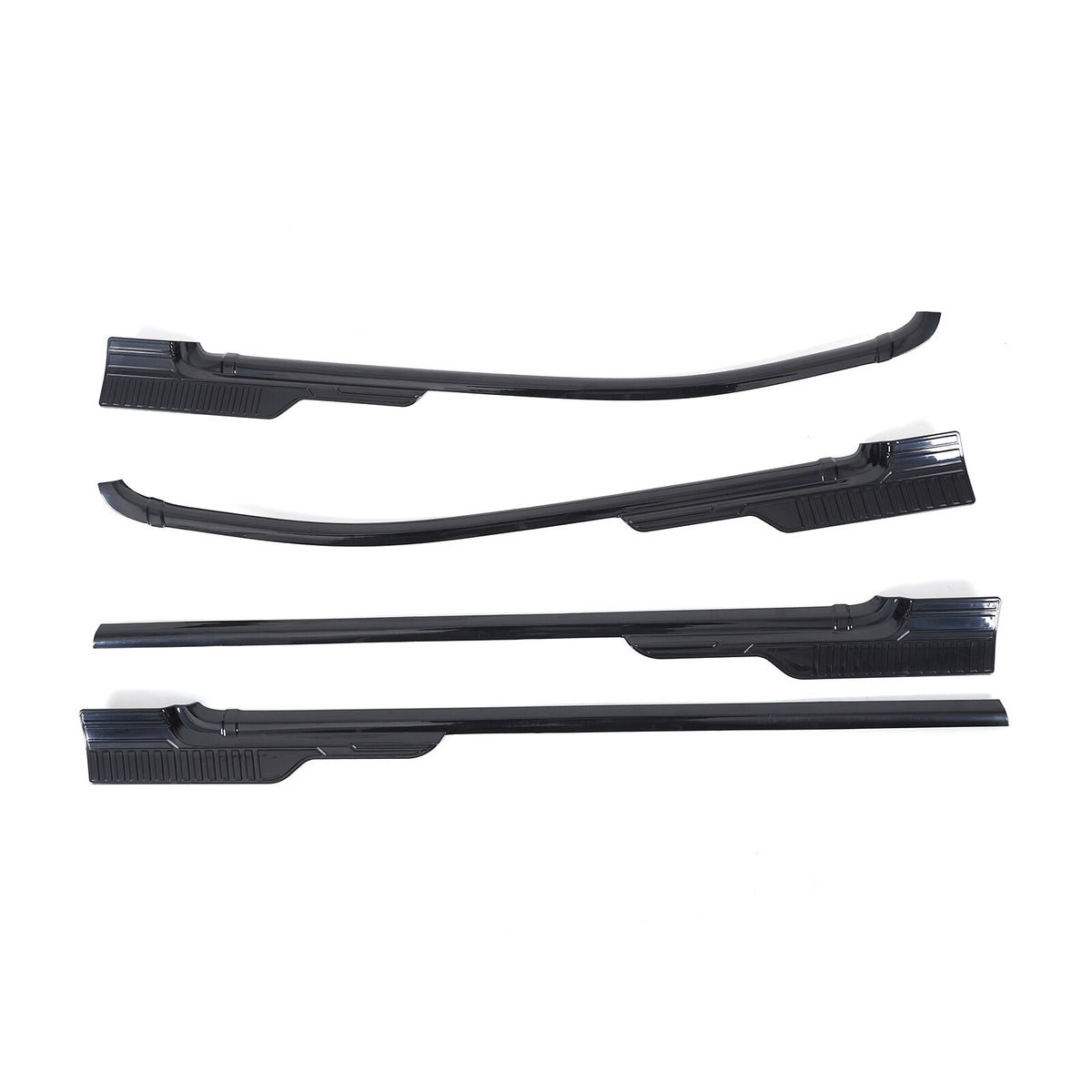 Black ABS Exterior Window Bottom Sill Trim Strip For Toyota Tacoma 2015-2022 18