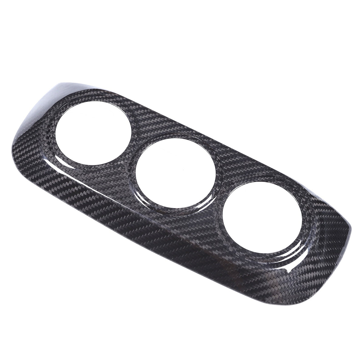 Real Carbon Fiber Center Console AC Switch Trim Cover For Nissan 400Z Z34 7