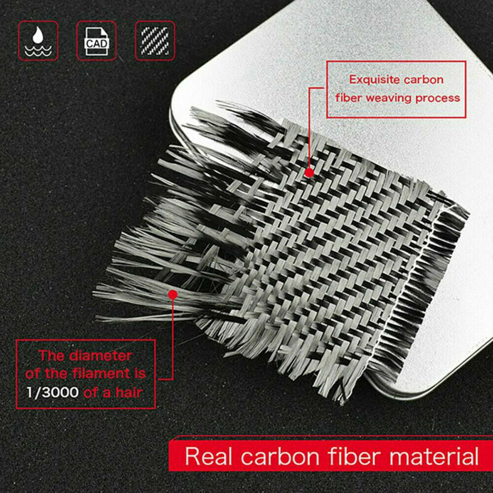 Real Carbon Fiber Co-pilot Central Control Panel Trim For Toyota Tacoma 15-20 8
