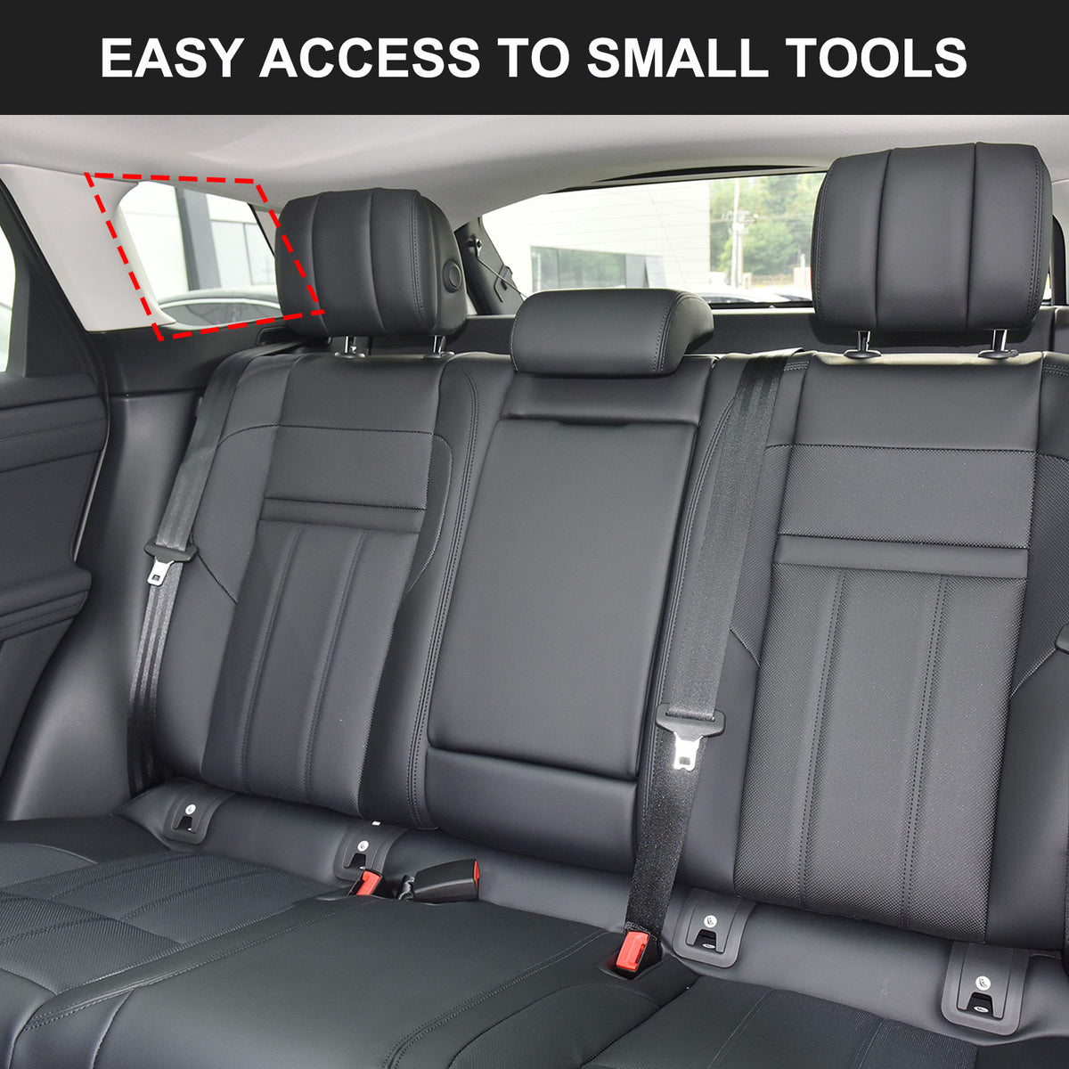 Rear Window L&R Side Storage Bag Box Organizer For Land Rover Evoque L 2021-2024 4