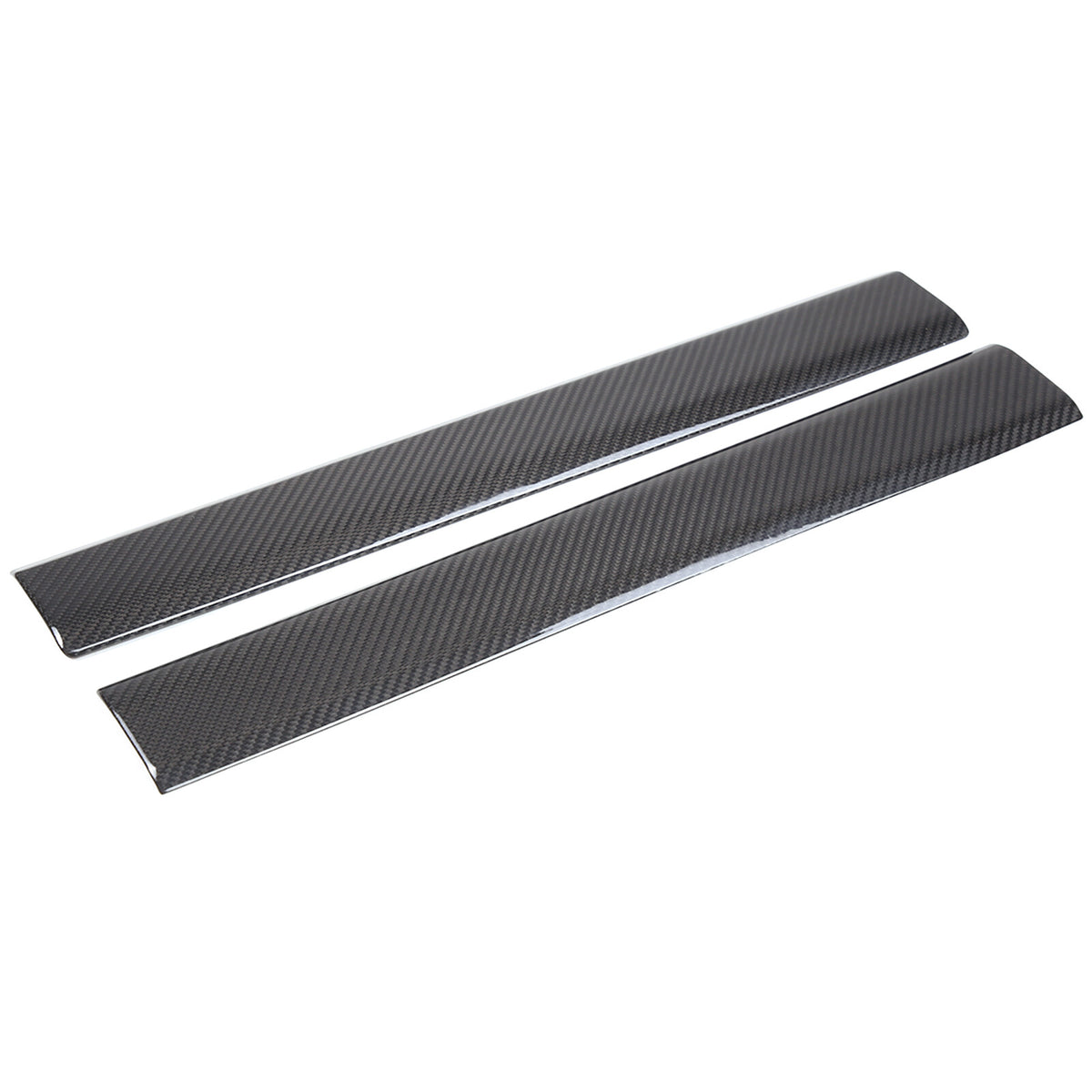 Real Carbon Fiber Car Door Sill Protector Step Trim For Tesla Model S 2023-24 7