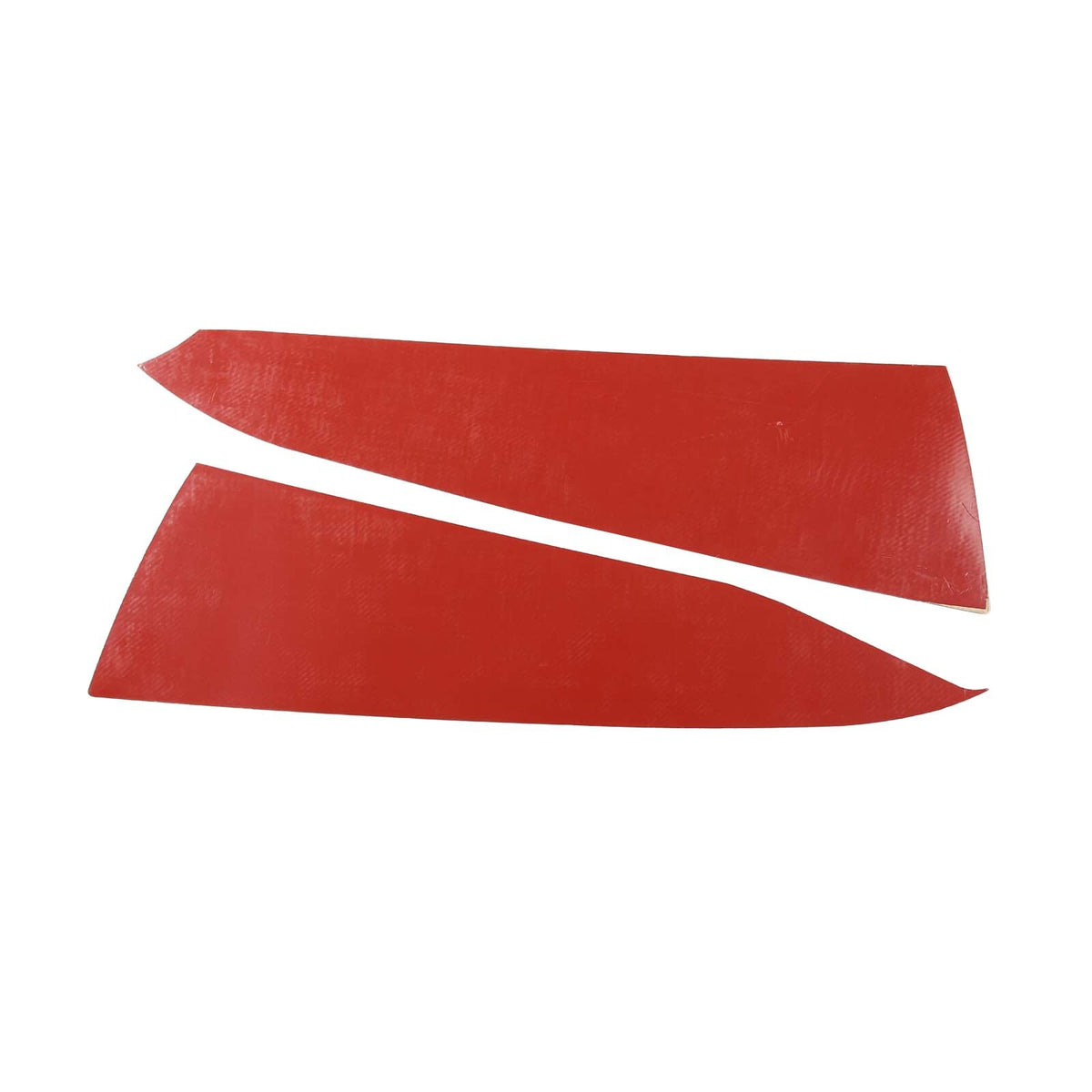 Red Carbon Fiber Interior Anti-kick Door Panel Sticker For Corvette C6 2005-13 10