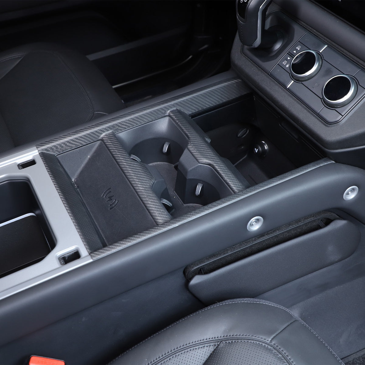 ABS Carbon Fiber Center Console Gear Frame Trim For LR Defender L663 2025+ US 18