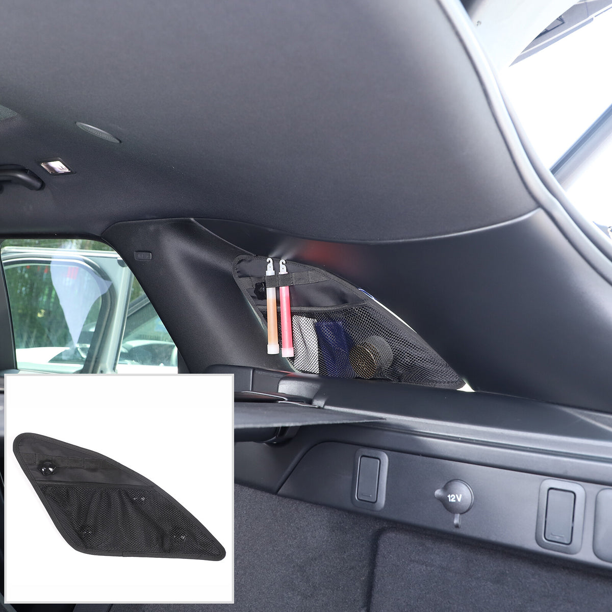 Trunk Left & Right Side Window Hanging Bag For Range Rover Velar L560 2024+ 2