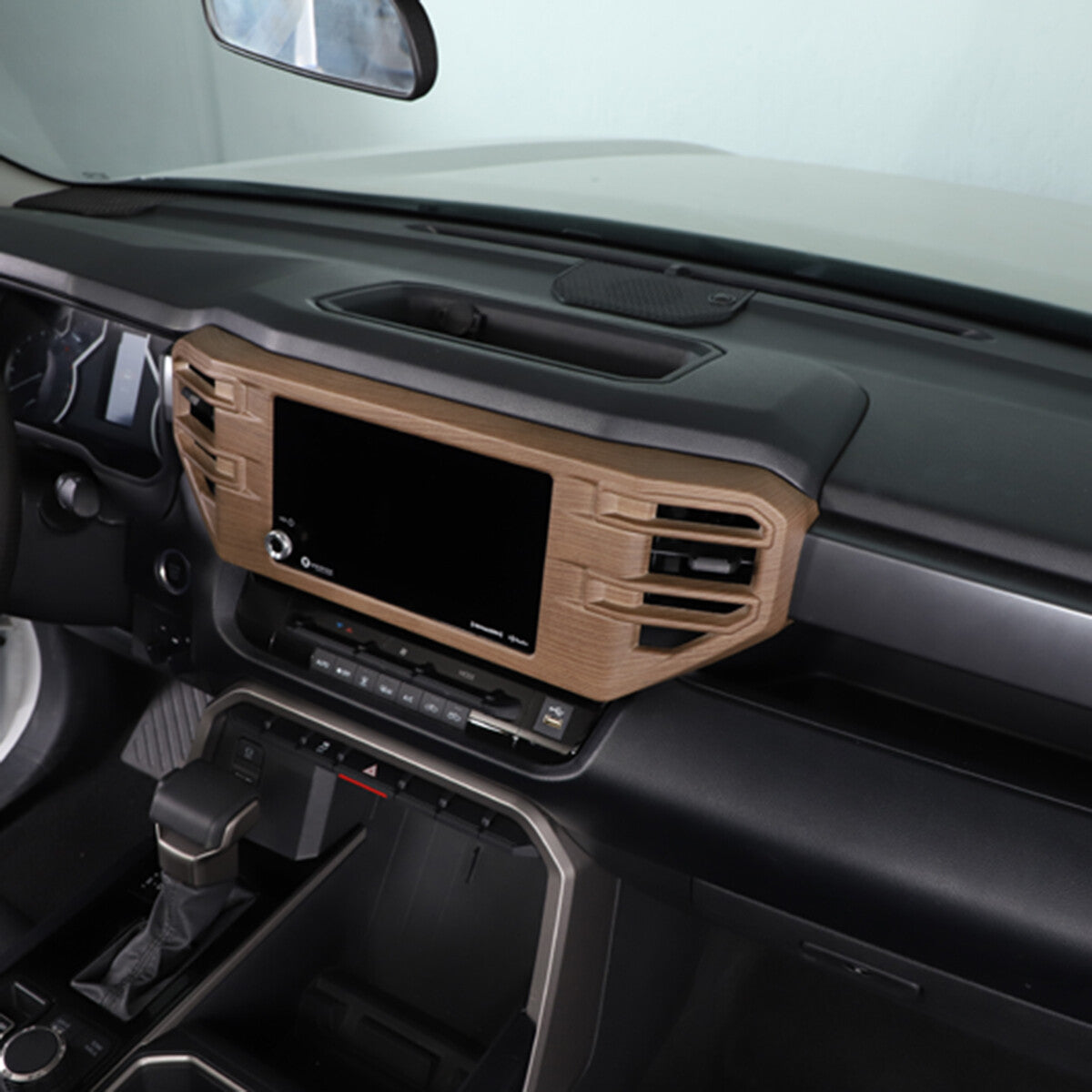 Wood Center Display GPS Navigation Air Vent Trim For Toyota Tundra 22-26 US 5