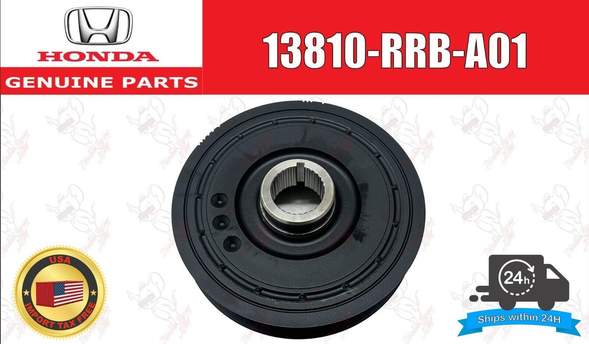 HONDA ACURA Genuine RSX CIVIC SI K20 HARMONIC BALANCE PULLEY 13810-RRB-A01 OEM 1