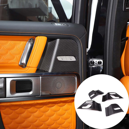 Matte Carbon Fiber Seat Adjustment switch Frame Cover For Benz G Class W463 19+ 2