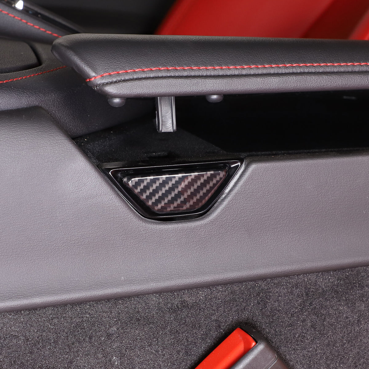 Carbon Fiber ABS Interior Full Decor Cover Trim Kit For Corvette C8 2020-2025 - Styles 11-15 58