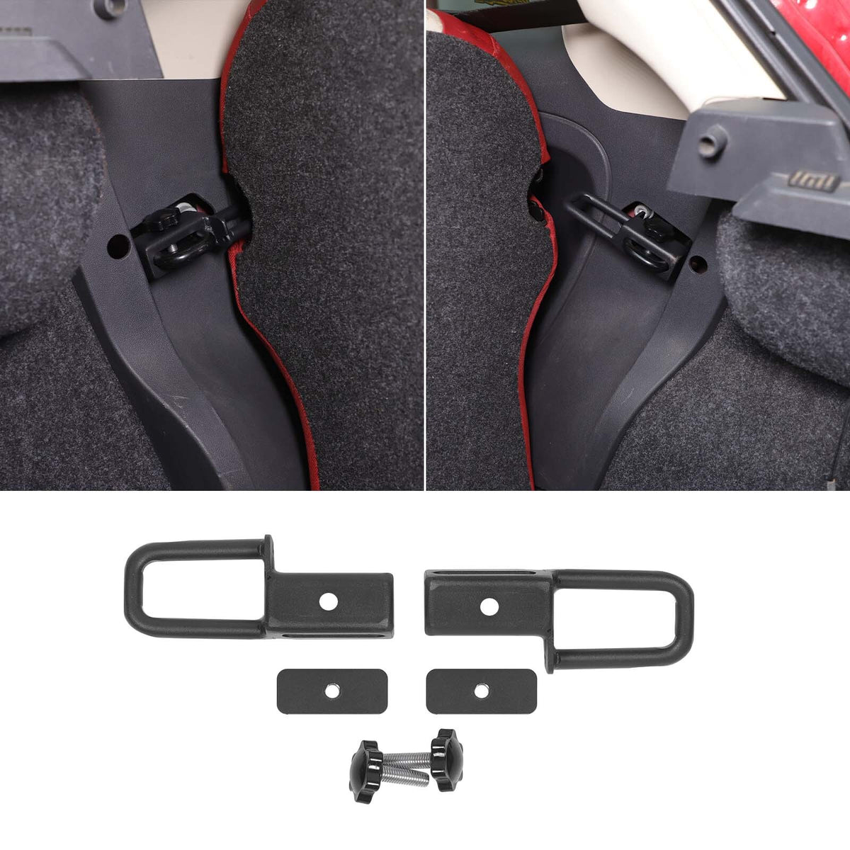 Steel Rear Seat Backrest Adjustment Upright Bracket Trim For Fiat 500 2007-15 2