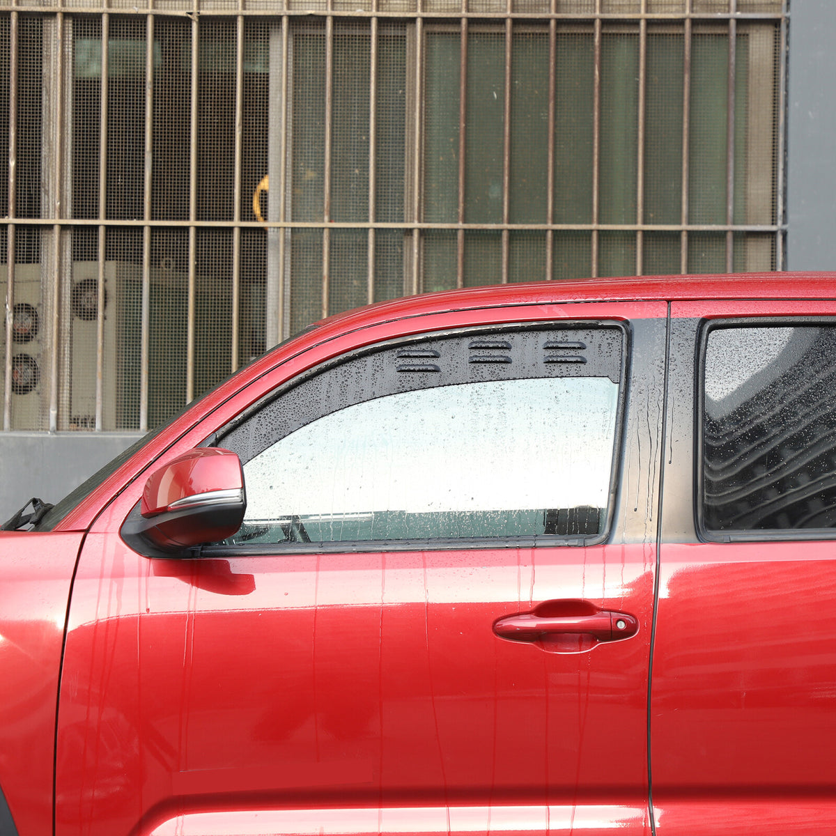 Alloy Rear Window Ventilation Louver Shutter Trim For Toyota Tacoma 16-22 US 15