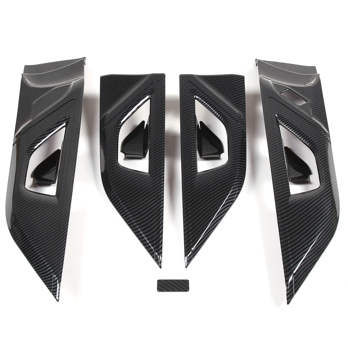For Subaru Outback BT 2021-2023 Carbon Fiber Inner Door Handle Cover Trim Frame 3