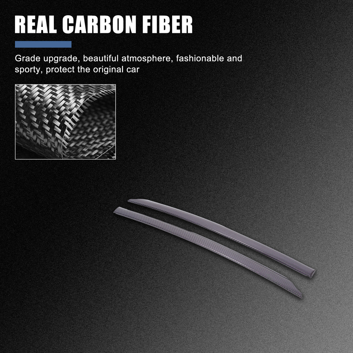 Purple Real Carbon Fiber Window Triangle A-Pillar Cover For Corvette C6 2005-13 20