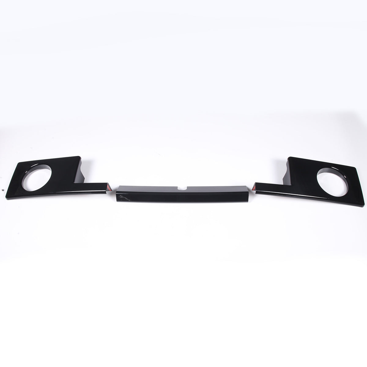 Glossy Black Front Bumper & Side Cover Trim Kit For Hummer H2 SUV SUT 2003-2009 8