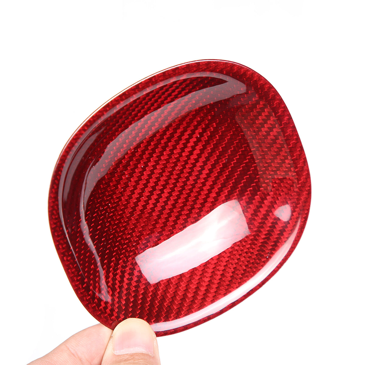 Red Real Carbon Fiber Exterior Side Door Bowl Cover Trim For Benz G-Class 19-20 6