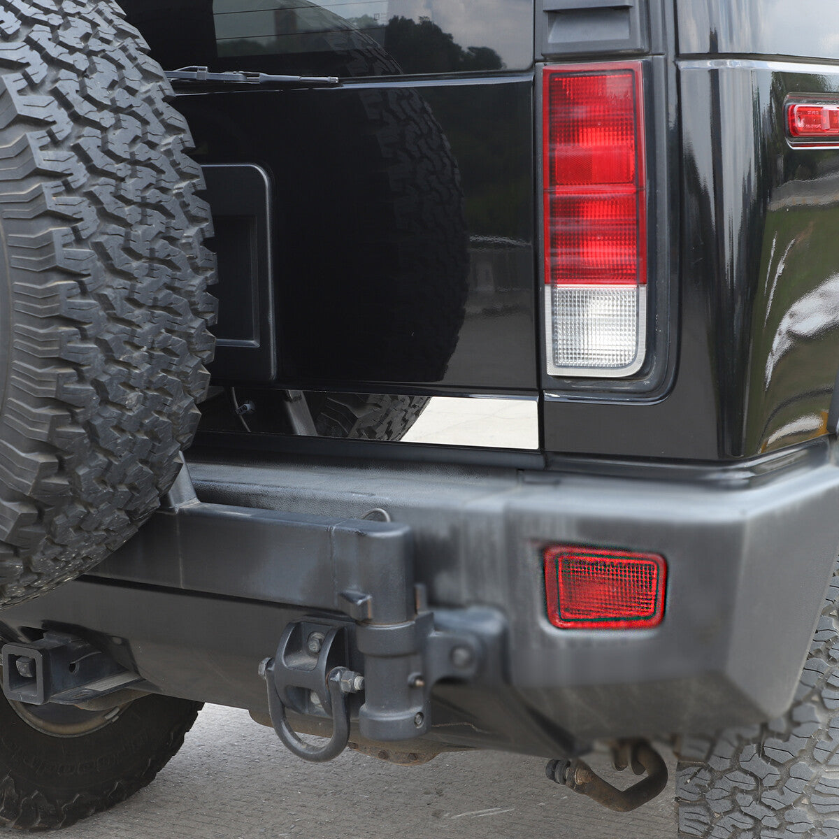 Stainless Steel Tailgate Accent Trim 1 Pc Set For Hummer H2 2003-2009 US 10