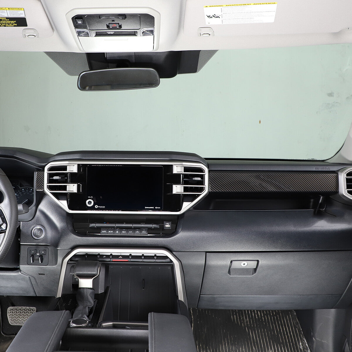 ABS Carbon Fiber Interior Set Cover Trim Kit For Toyota Tundra Sequoia SR 22+ - Styles 1-5 185