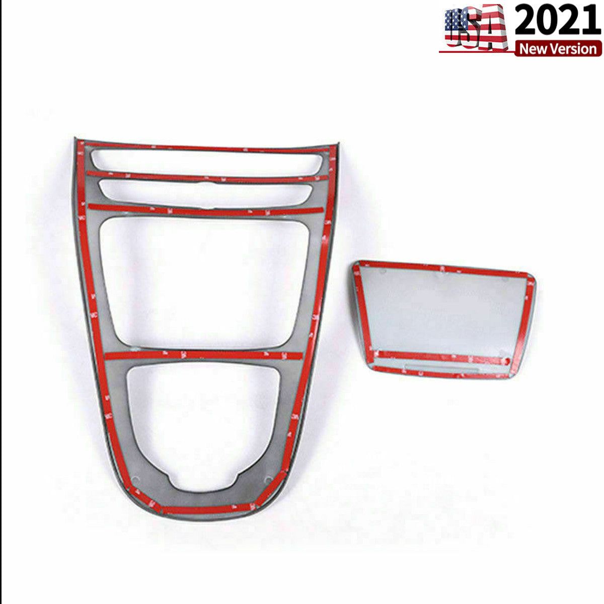 Carbon Fiber Look Center Control Panel Cover For Mercedes Benz E Class 16-2018 4