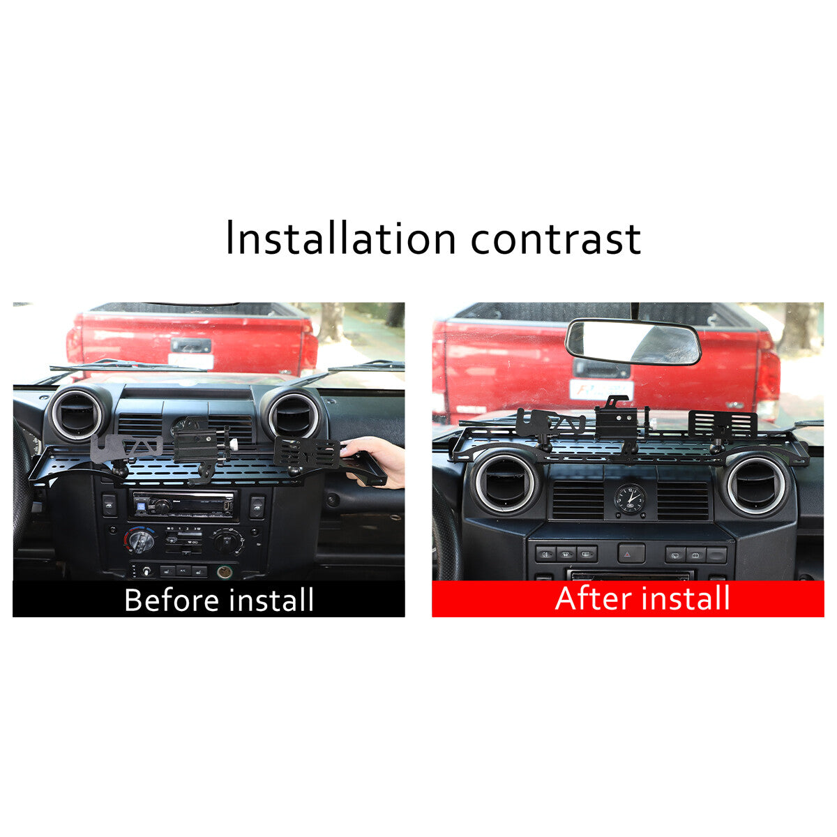 Dashboard Multi-functional Phone Holder Bracket For Land Rover Defender 04-19 2
