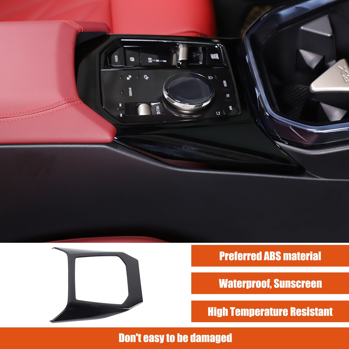Glossy Piano Center Console Gear Shift Panel Frame Trim For BMW X3 G45 2025+ US 11