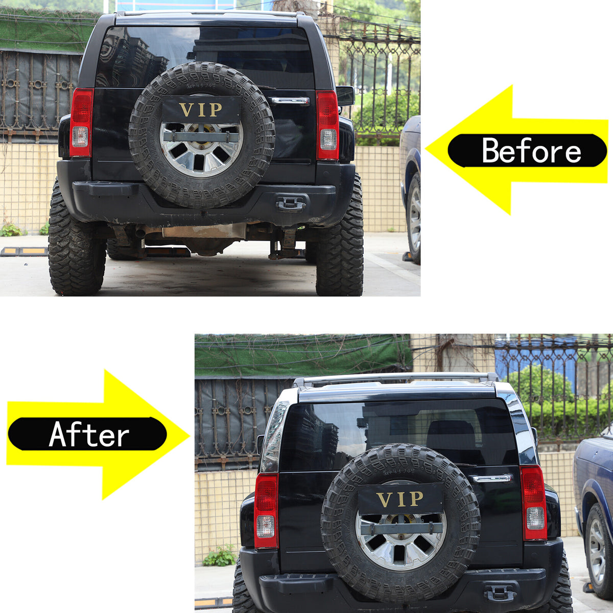 Chrome Silver Window D Pillar Trim Strip Cover For Hummer H3 2005-09 US 12