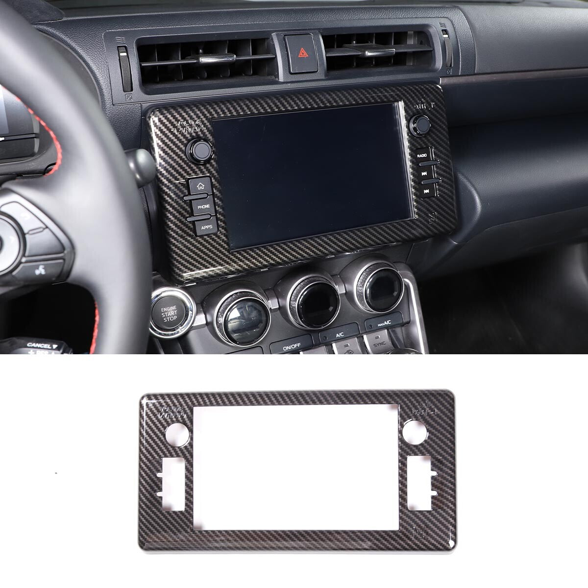 ABS Carbon Fiber Interior Center Console Trim Set Fits For GR86/BRZ 2022-2025 US - Variants 1-5 42