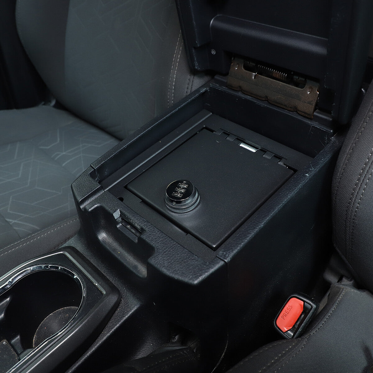 For Toyota Tacoma 2016-2023 Black Center Console Gun Safe Storage Box Vault 13
