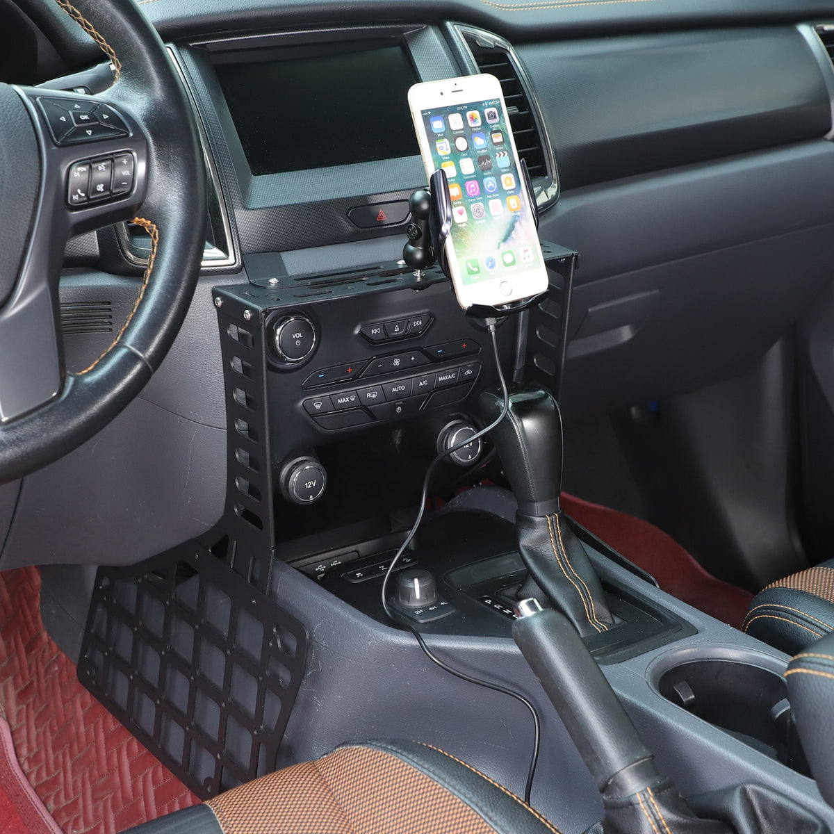Wireless Center Gear Shift Extension Platform For Ford Ranger T7 T8 2015-2022 1