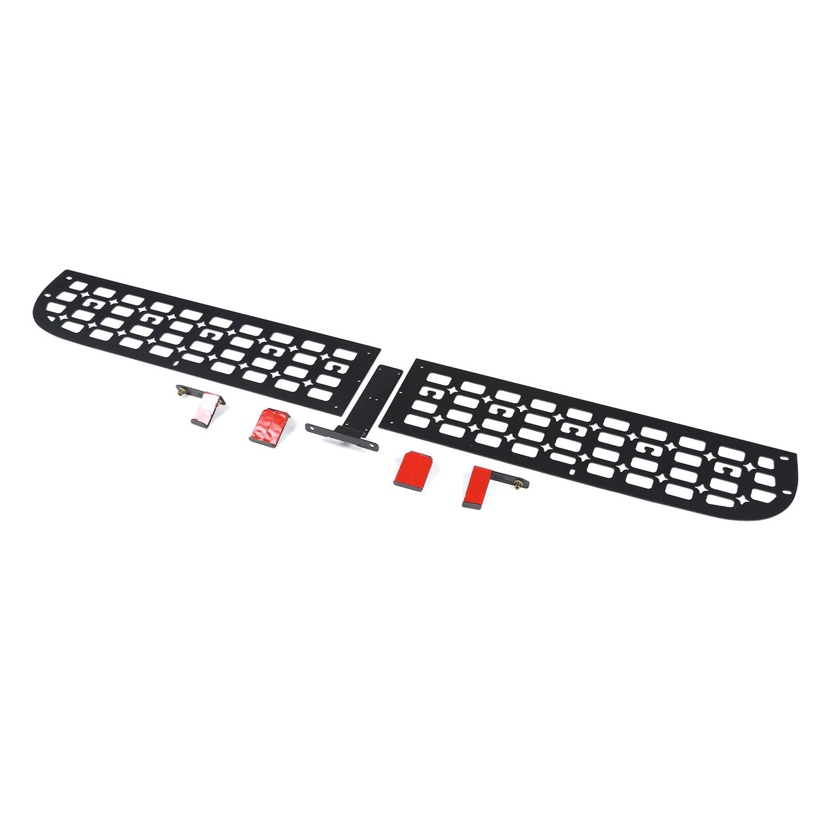 Rear Window Storage Barrier Molle Panel For Toyota Prado 2003-2009 17
