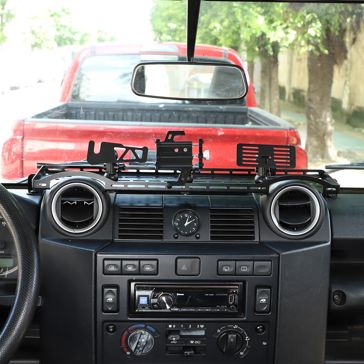 Dashboard Multi-functional Phone Holder Bracket For Land Rover Defender 04-19 5