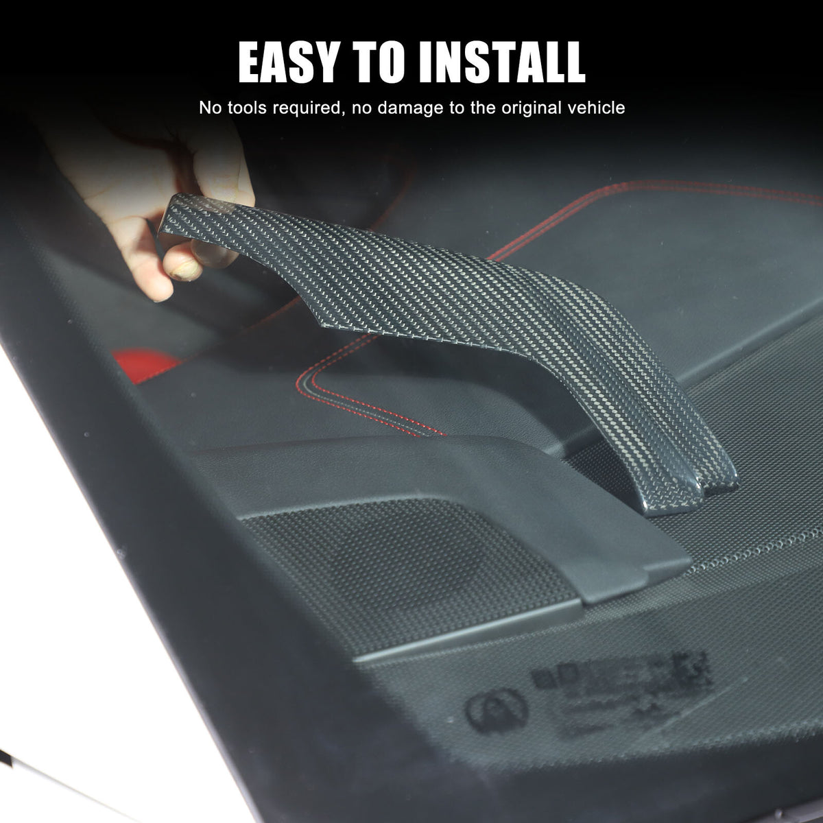 Real Dry Carbon Fiber Full Interior Center Set Trim Kit For Corvette C8 20-25 US - Styles 51-55 70