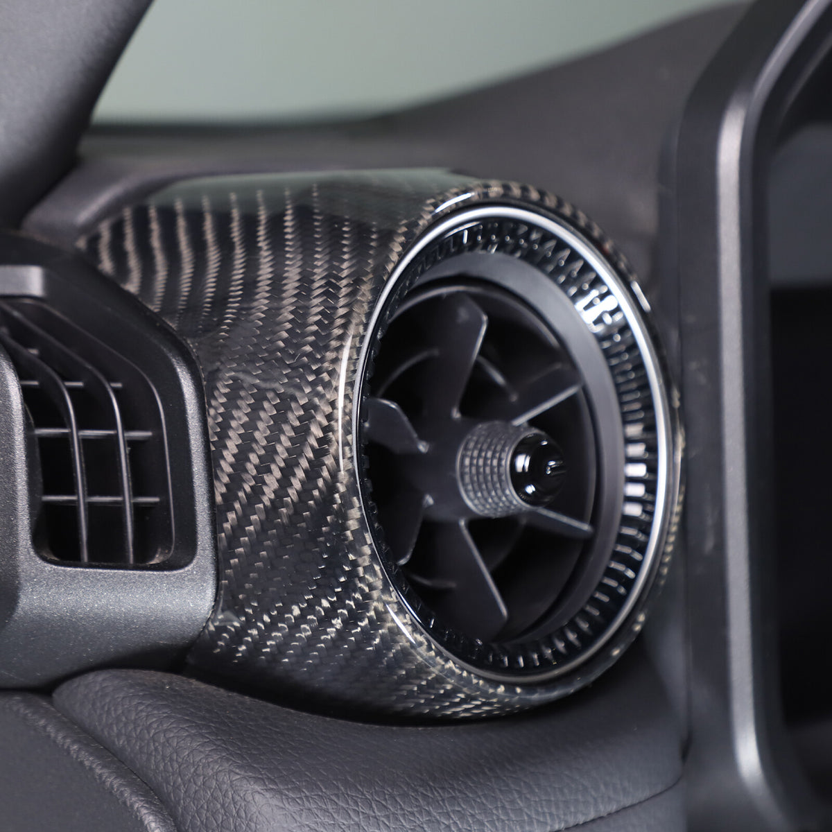 Real Carbon Fiber Side Air Outlet Trim for Toyota Land Cruiser Prado LC250 24+ 12