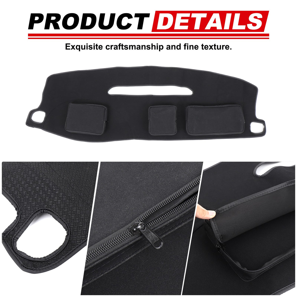 Interior Center Console Dashboard Storage Bag For Cadillac Escalade 2007-14 19