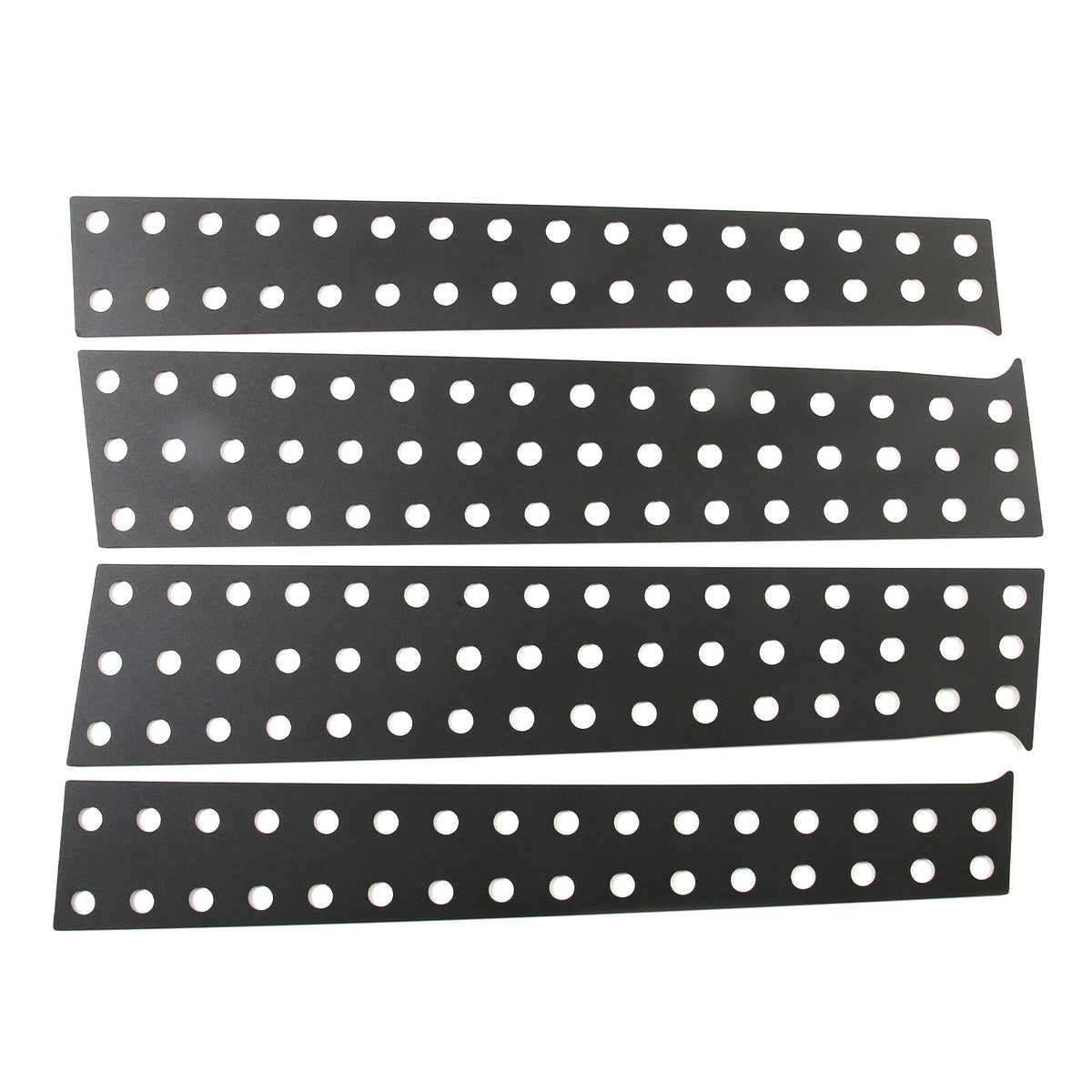 Black Aluminum Alloy Window Center Pillar Trim Panel For Toyota Tundra 2007-21 14