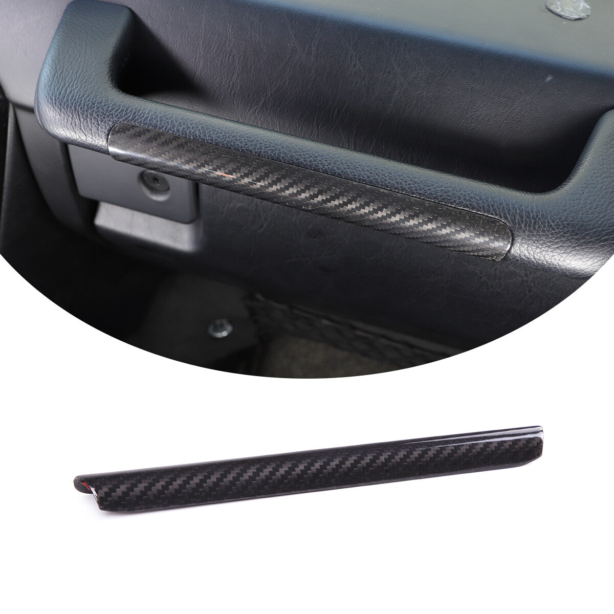 5Pcs For Benz W463 G63 G65 G500 G550 AMG Real Carbon Fiber Interior Console Trim 13