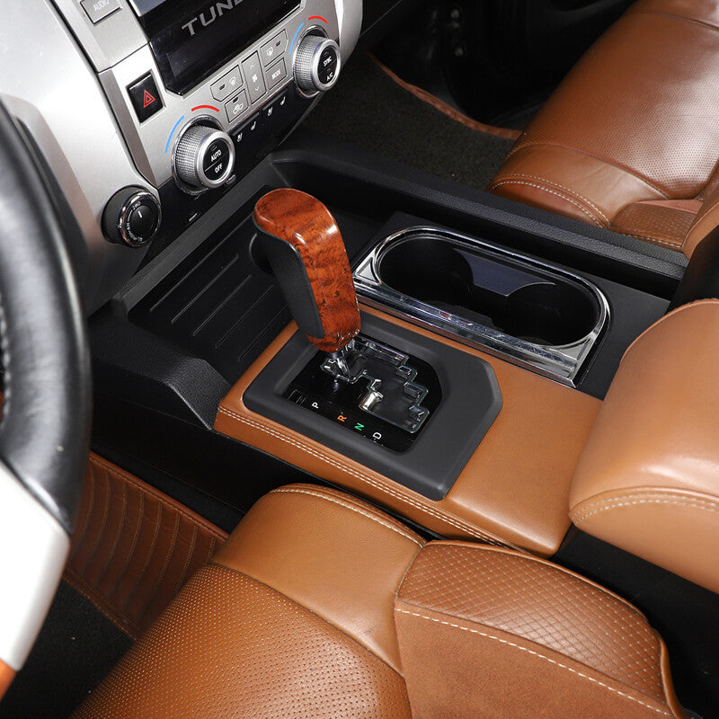 Matte Black Interior Center Console Trim Cover Kit Set For Toyota Tundra 14-21 - Styles 1-5 5