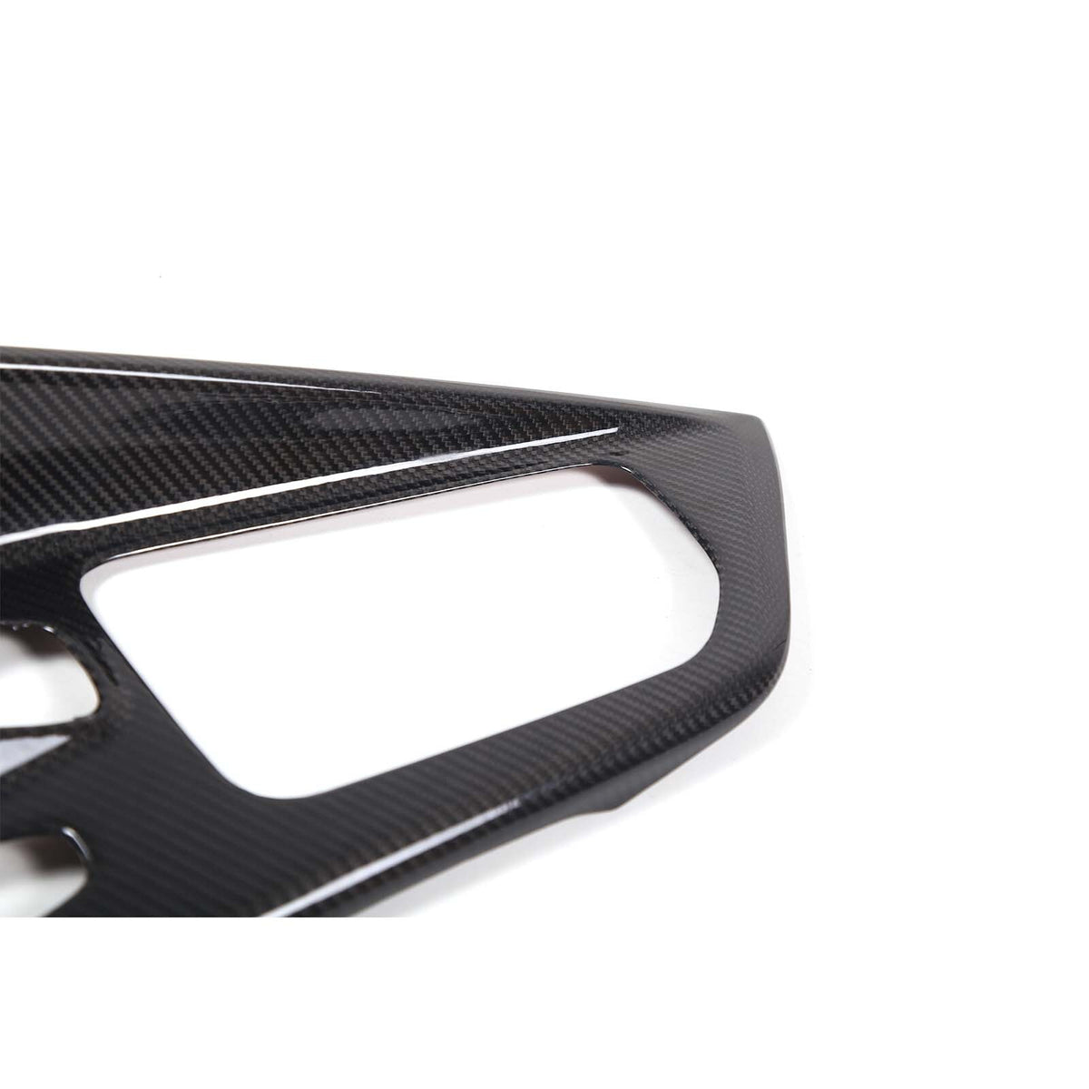 Real Carbon Fiber Console Gear Shift Panel Trim For C8 Corvette Z06 Z51 20-25 17