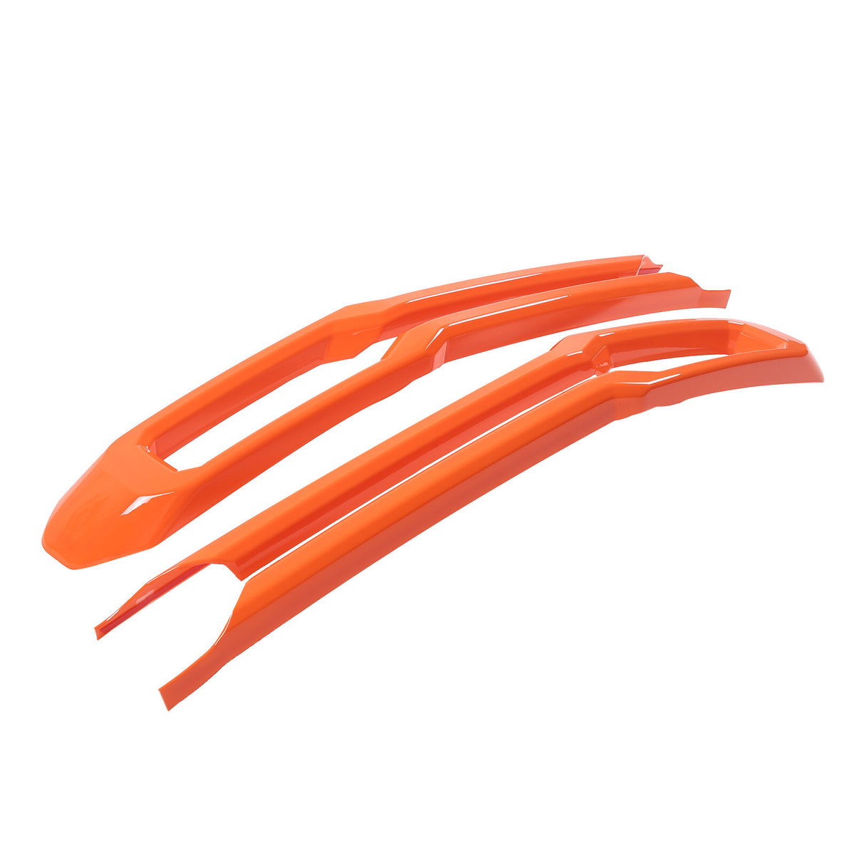 Orange Front Bumper Grille Trim Cover + Logo Ring For Ford Maverick 2022 US 12