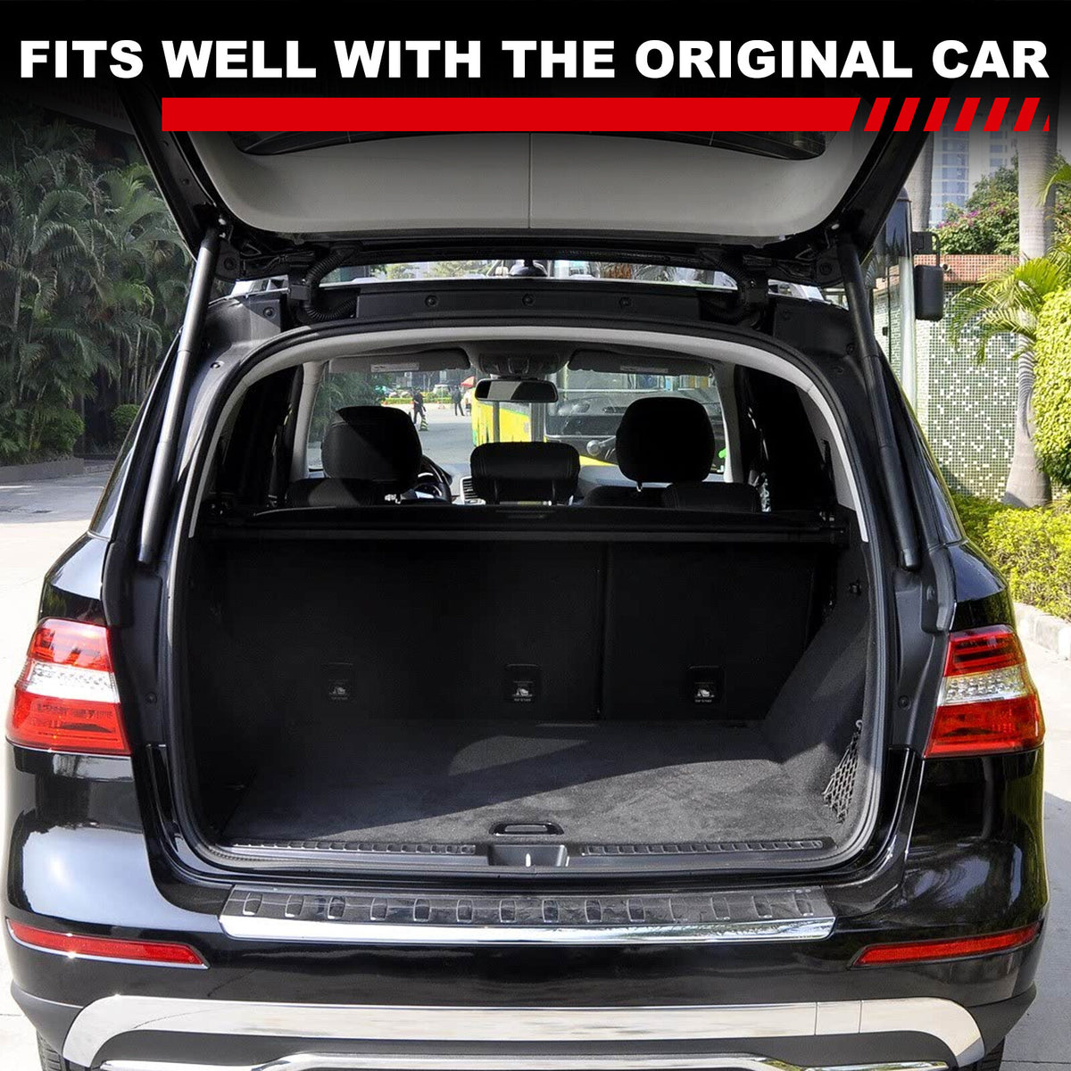 Trunk Safety Cargo Back Seat Isolation Net Pet Barrier For Benz ML W164 2013-16 14