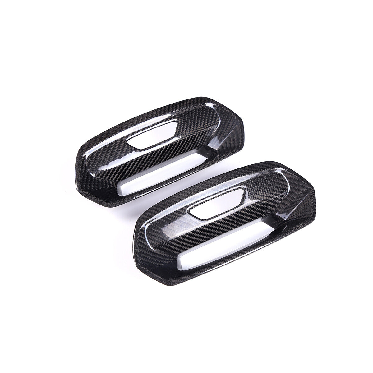 Carbon fiber Seat Headrest Back Hook Cover Trim For Lamborghini URUS 2018-23 6