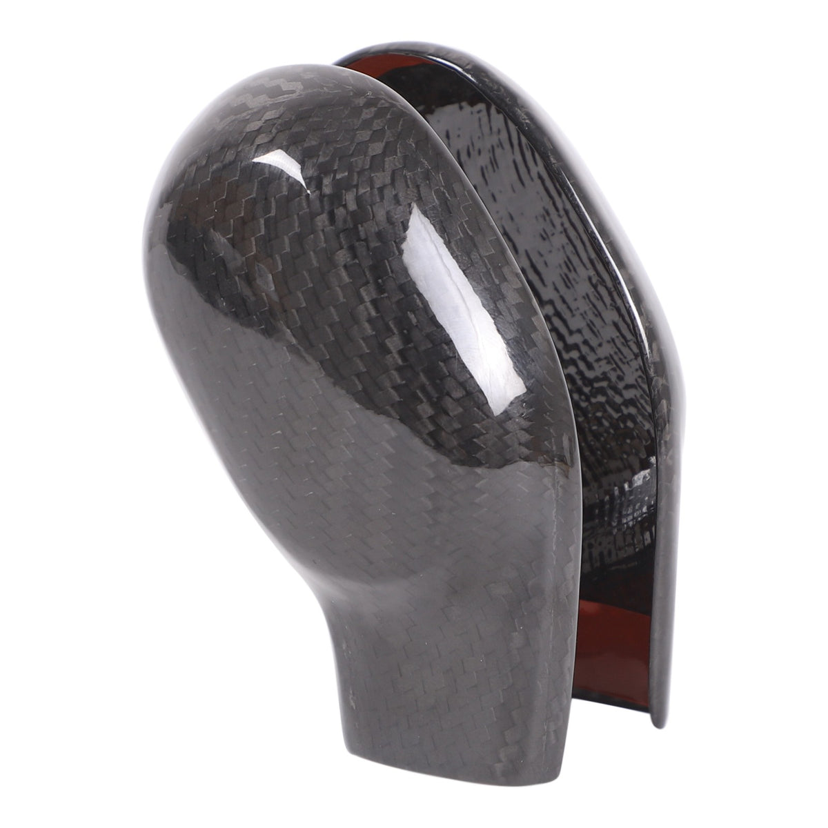 Real Carbon Fiber Gear Shift Knob Trim Cover For LR Discovery 3 4 L319 2004-2012 7
