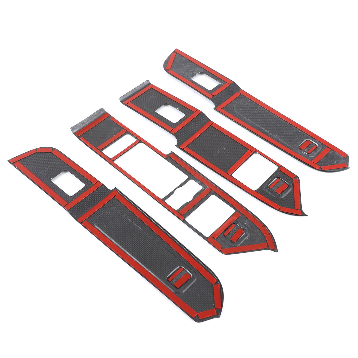 Real Carbon Fiber Window Lift Switch Trim For Land Rover Defender 110 L663 20-23 8