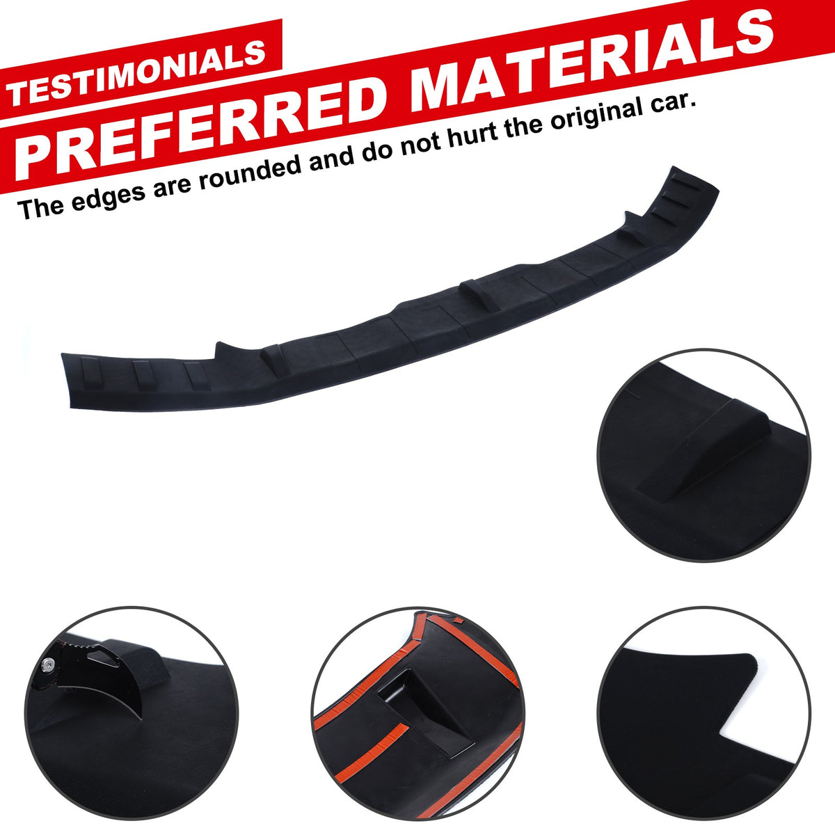 PU Leather Car Bonnet Hood Bra Wind & Bug Deflectors For Ford Maverick 2022+ US 21